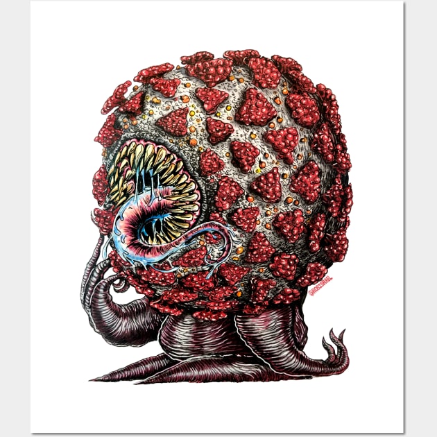 Virus Monster Wall Art by Robisrael